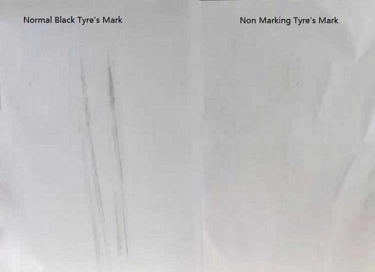 NON MARKING TIRE COMPARATION TEST