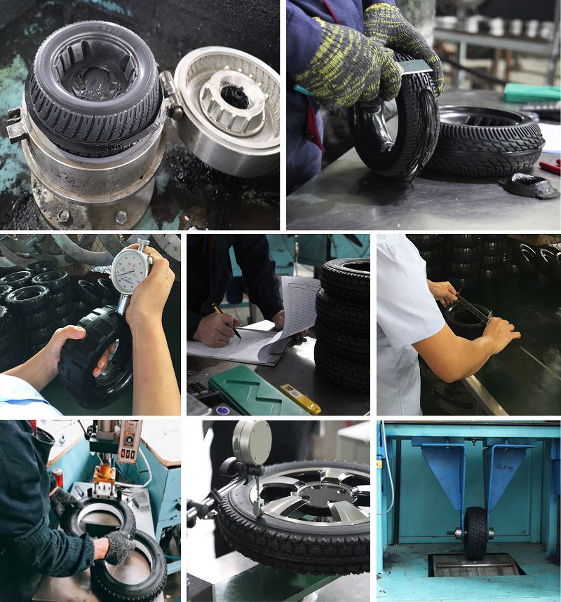 solid tyres testing